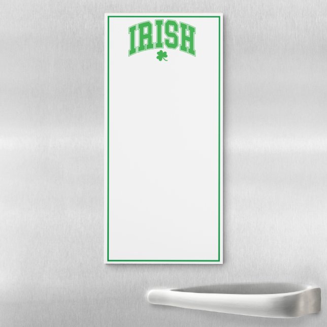 Fridge St. Patrick's Day Magnetic Notepad (In Situ)