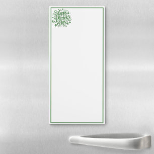 Fridge St. Patrick's Day Magnetic Notepad