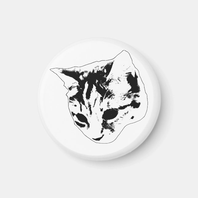 Fridge Watch, Soft Stripes Magnet (Front)