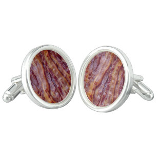 Fried bacon cufflinks