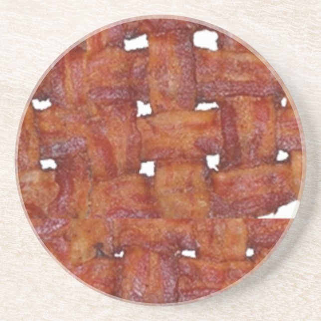 Fried Bacon Drink Coaster (Front)