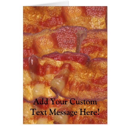 Fried Bacon Strip Cards (Front)