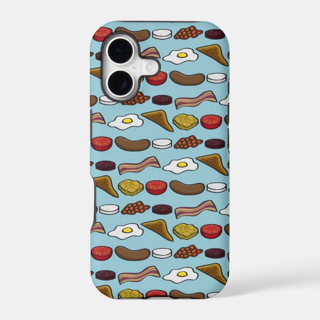 Fried Breakfast Iphone Case (Back)