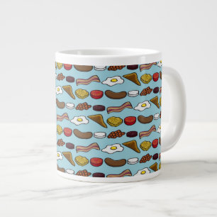 Fried Breakfast Large Coffee Mug
