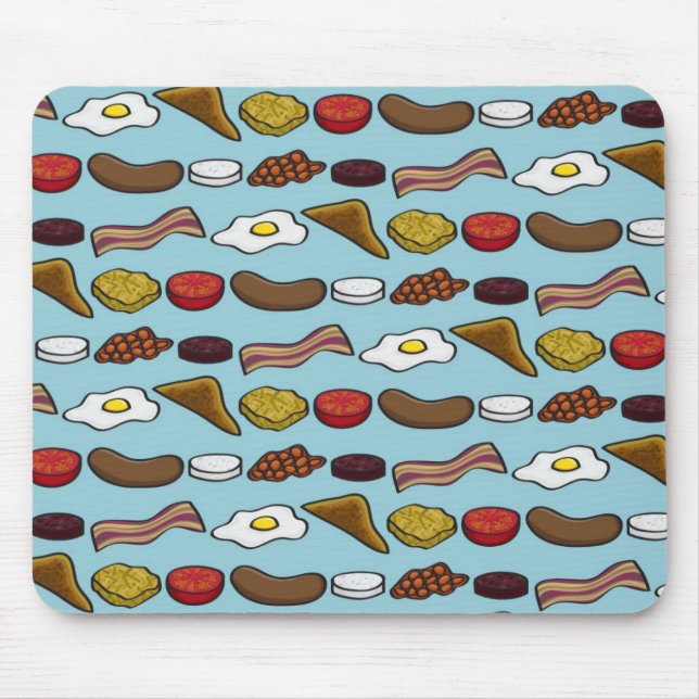 Fried Breakfast Mouse Pad (Front)