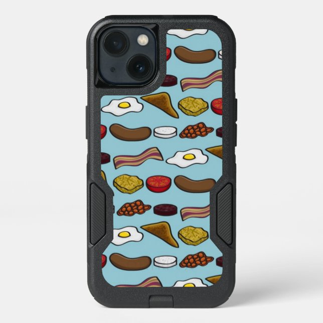 Fried Breakfast Otterbox iPhone Case (Back)