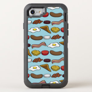 Fried Breakfast OtterBox Defender iPhone SE/8/7 Case