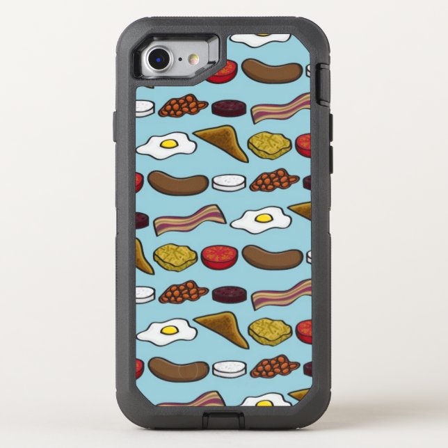 Fried Breakfast Otterbox iPhone Case (Back)