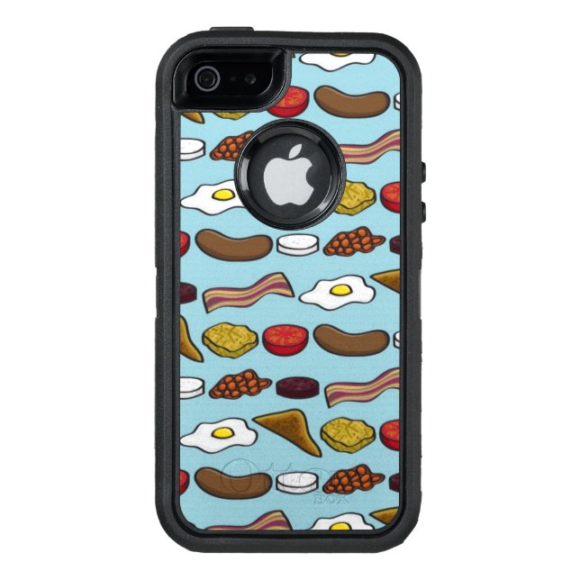 Fried Breakfast Otterbox iPhone Case (Back)