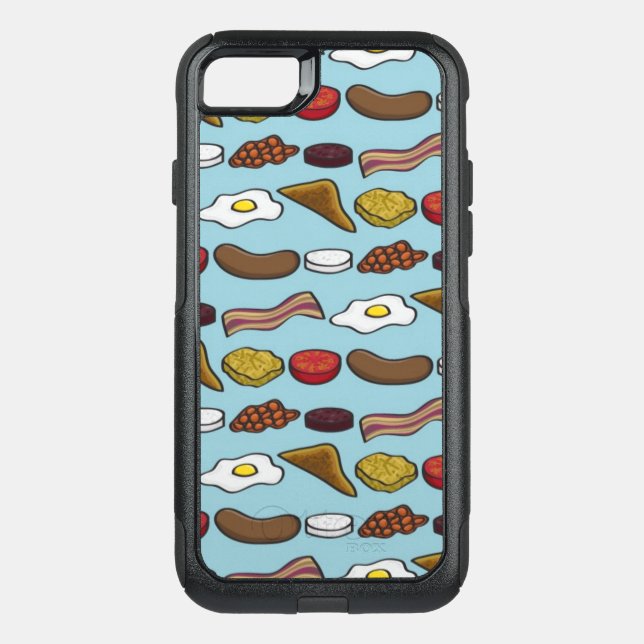 Fried Breakfast Otterbox iPhone Case (Back)