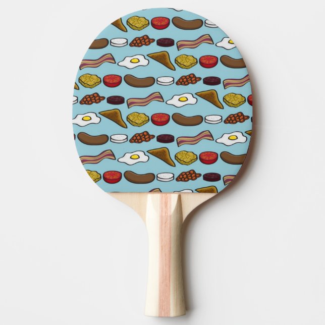 Fried Breakfast Ping-Pong Paddle (Front)