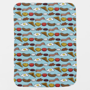 Fried Breakfast Swaddle Blanket