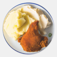 Fried Chicken and Mashed Potatoes