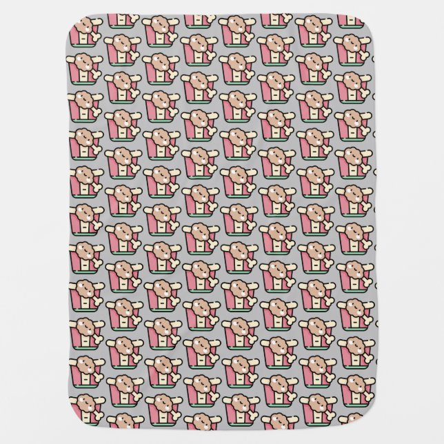 fried chicken baby blanket (Front)