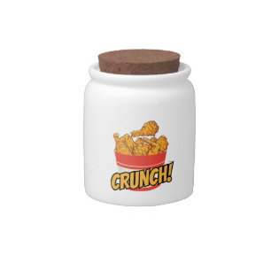 Fried-chicken Candy Jar