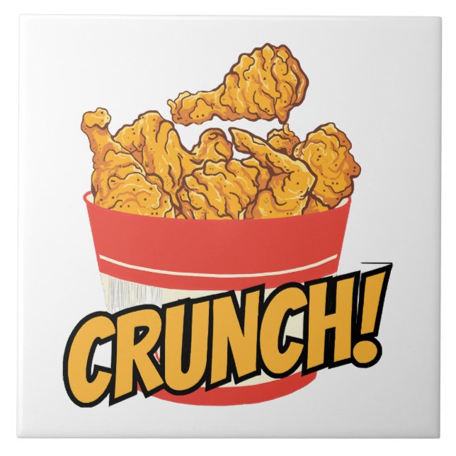 Fried-chicken Ceramic Tile (Front)