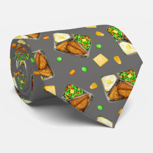 Fried Chicken Dinner Neck Tie