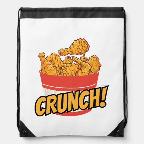 Fried_chicken Drawstring Bag