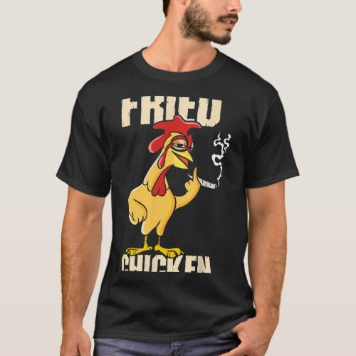 Fried Chicken Drumstick Nuggets Wings Breadcrumbs T_Shirt