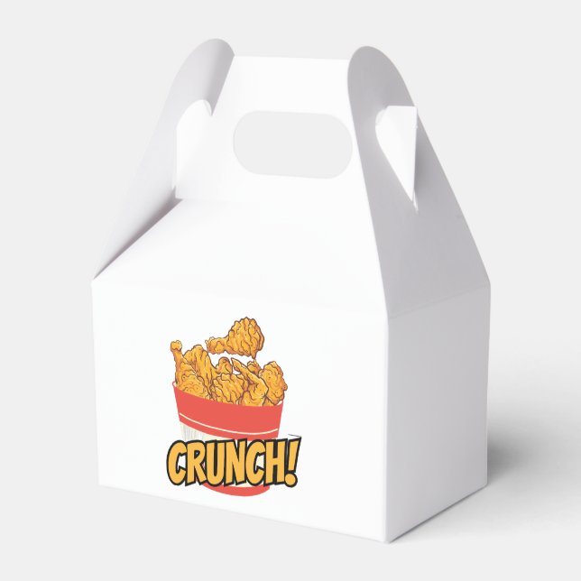 Fried-chicken Favor Boxes (Front Side)