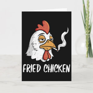 Fried Chicken Funny Pun Adult Joke Humor Men Women Card