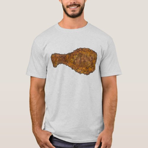 Fried Chicken Leg Drumstick Soul Food Foodie T_Shirt