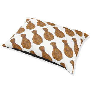 Fried Chicken Leg Drumstick Soul Foodie Dog Bed