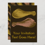 Fried Chicken Legs Invitation