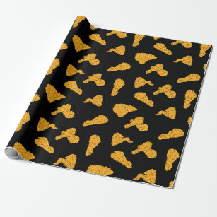 Fried Chicken Lover Fast Food Wrapping Paper