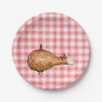 Fried Chicken Paper Plates by marainey1 at Zazzle