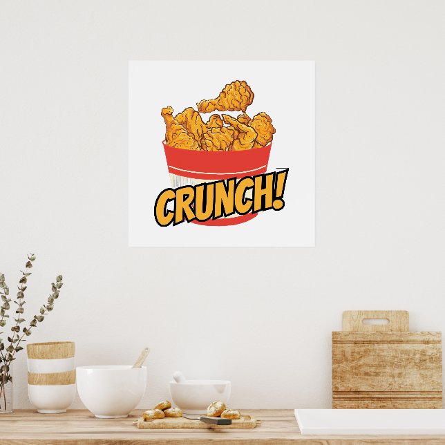 Fried-chicken Poster (Kitchen)