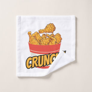 Fried-chicken Wash Cloth