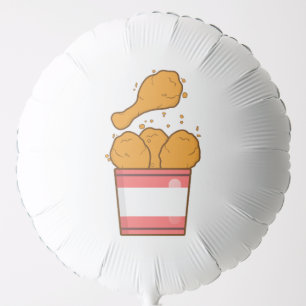 Fried Chicken With Bucket Balloon