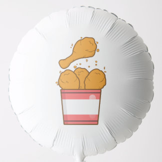 Fried Chicken With Bucket Balloon