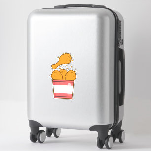 Fried Chicken With Bucket Sticker