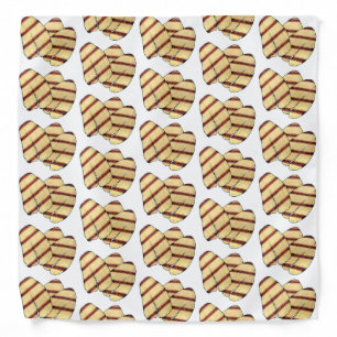 Fried Cypriot Halloumi Grilling Cheese Vegetarian Bandana