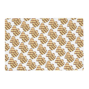 Fried Cypriot Halloumi Grilling Cheese Vegetarian Placemat