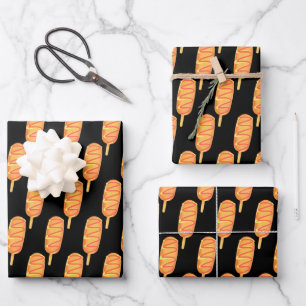 Fried Dough On A Stick Wrapping Paper Sheets