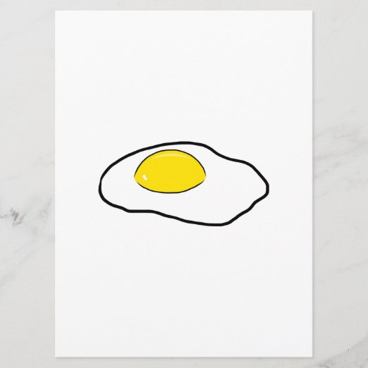 Poached Egg Drawing Image Gifts on Zazzle