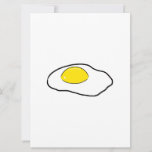 Fried Egg Cartoon Drawing Poached Eggs Sunny Side at Zazzle