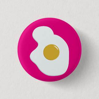 Fried EGG companion badge Pinback Button