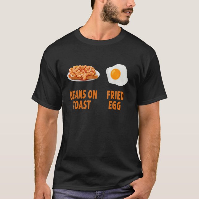 Fried Egg Costume Idea For Women & Beans On Toast  T-Shirt (Front)