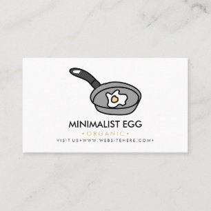 Fried egg pan business card