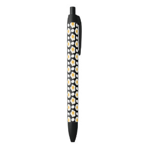 Fried Egg Pattern Breakfast Lovers Daisy Flower Pen