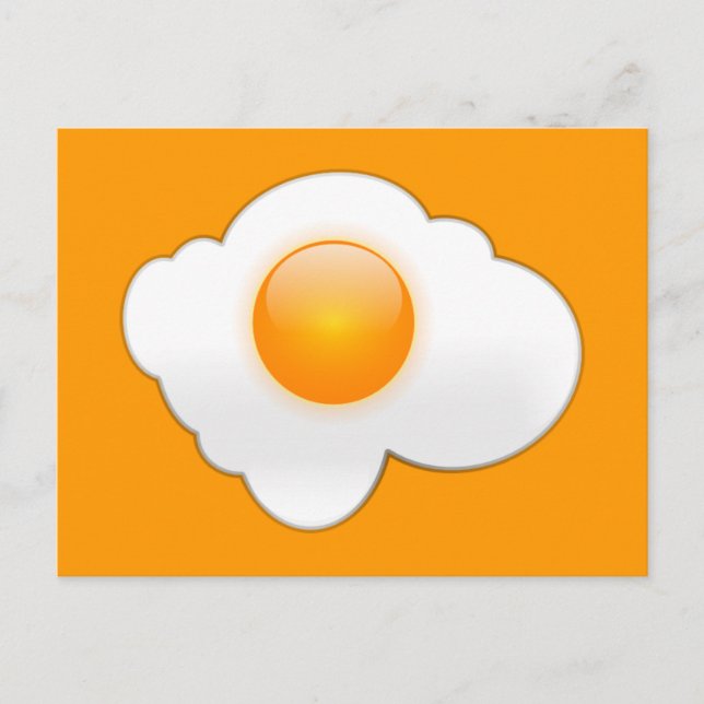 Fried Egg Postcard (Front)