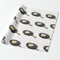 Fried Eggs and Bacon Wrapping Paper by AttireCode