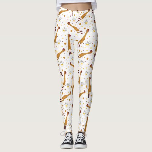 Fried Eggs and Rubber Chickens Leggings