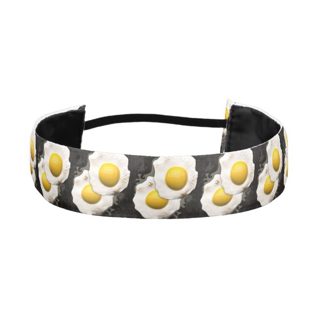 Fried Eggs Athletic Headband (Front)