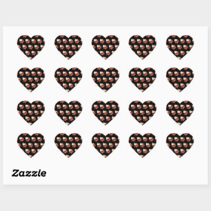 Fried Eggs Bacon Breakfast Lovers Foodie Junk Food Heart Sticker