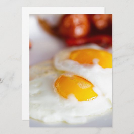 Fried eggs breakfast (Front/Back)